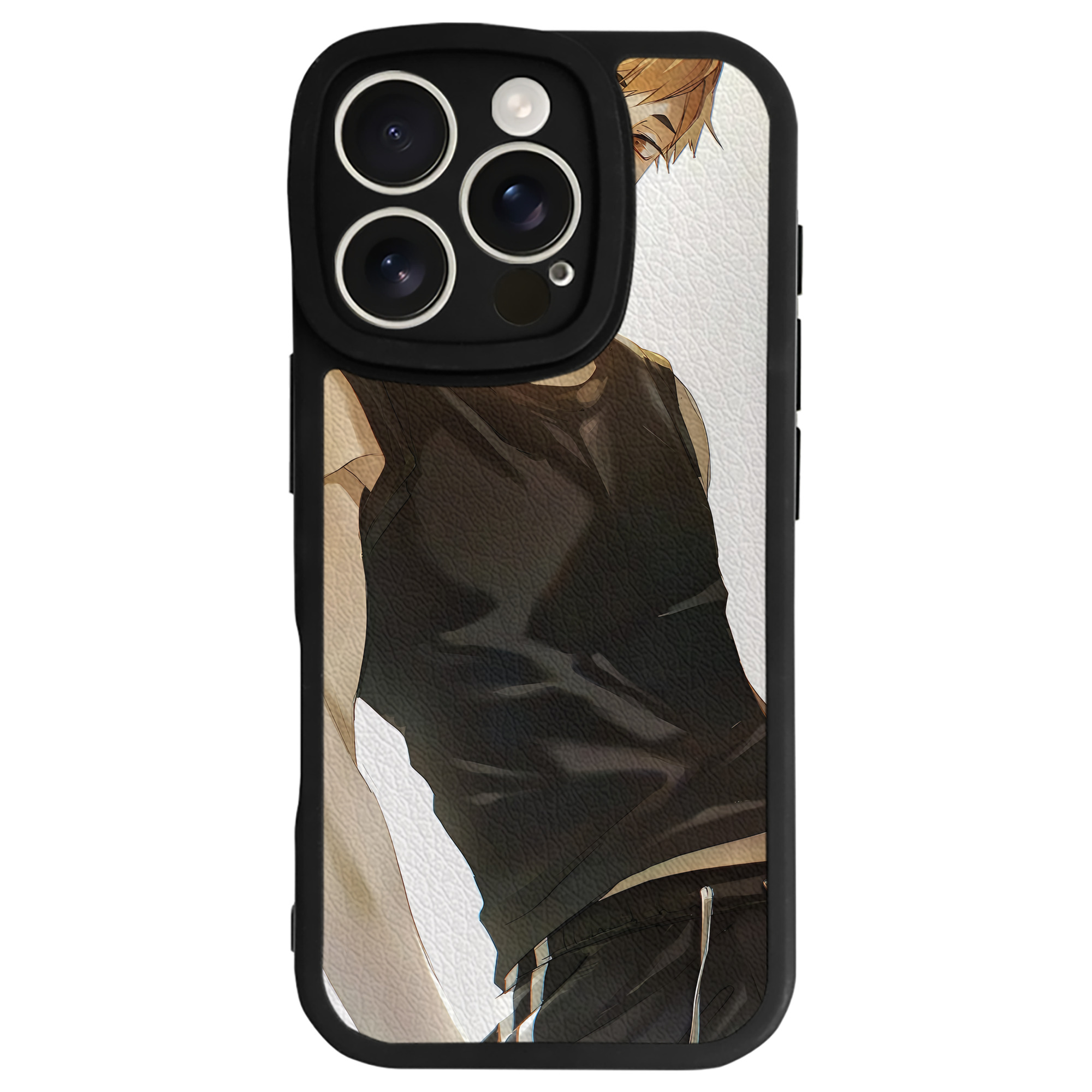 （画像用） ハイキュー!! Haikyu!! 【iPhone 16シリーズ対応】シリコンスマホケース（レザー調） 材質：シリコン